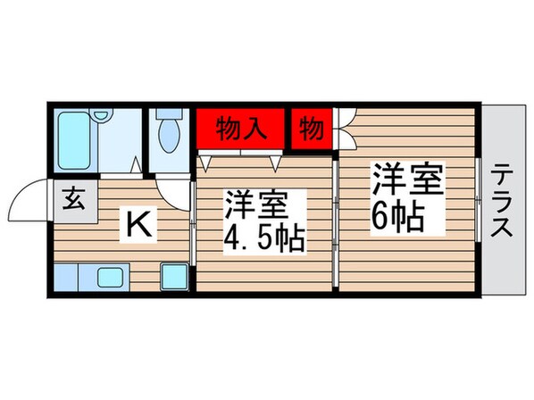 ジュネパレス松戸第９３の物件間取画像